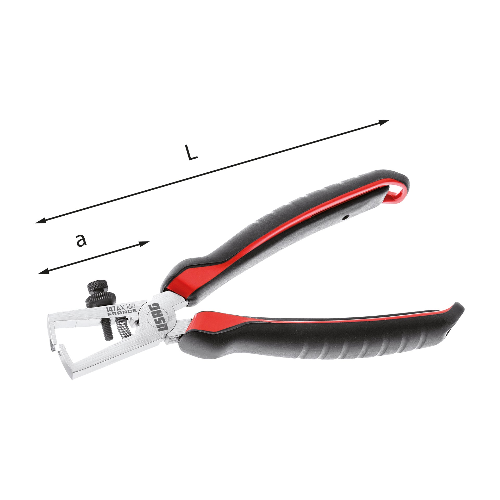 147 AX - Pince à dénuder - Usag - U01470150 147 AX - Pince à dénuder - Usag - U01470150